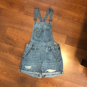 Overall Shorts